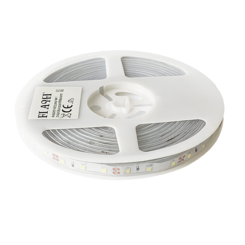 Flash 12V LED Strip Light – 4.8W, IP20 Rated, Cool White 4000K, 60 LEDs/m
