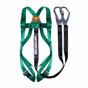 Safety Full Body Harness with Double Lanyard & Scaffolding Hook – SABS Certified
