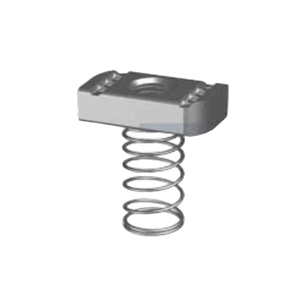 G. Long Spring M10 Galvanized Long Spring Nut - Key Electric Online