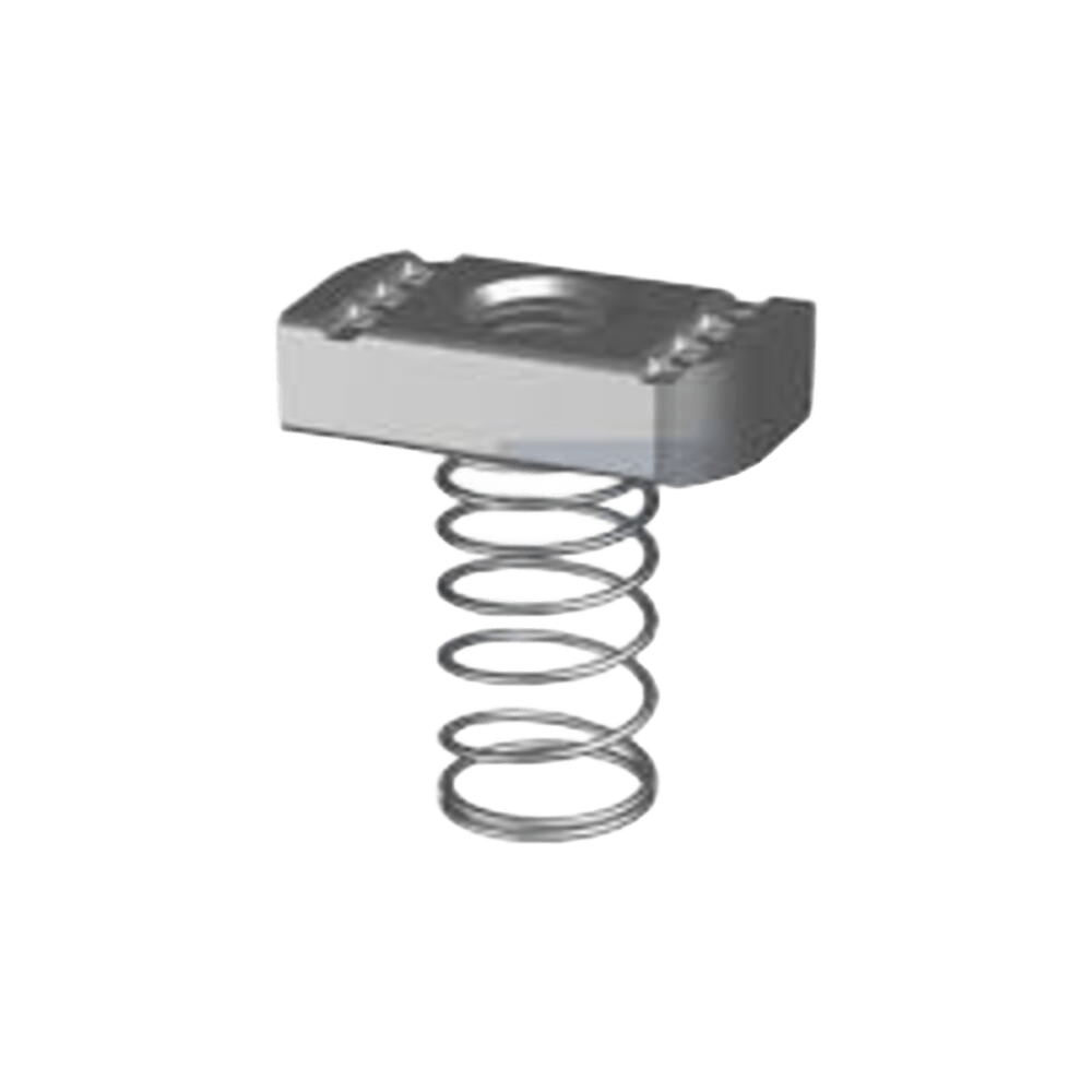 M10 Galvanized Long Spring Nut