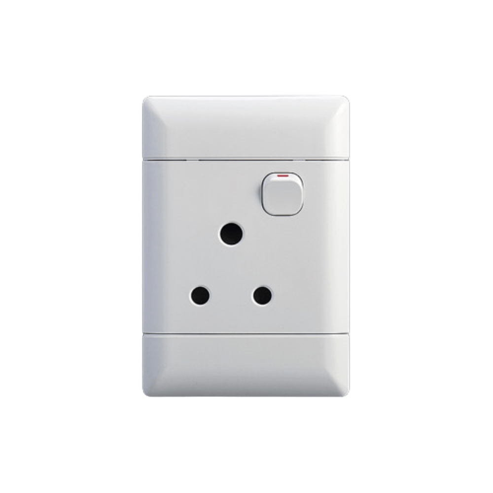NUR Switch Socket – Single Dedicated, 100x50mm, Model NSSSD42