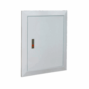 DB SU1 Distribution Board with Door – Surface Mount, 1×24 Way, Samite Rail, White