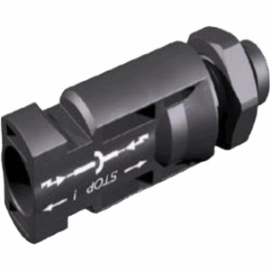 MC4 Panel Mount Gland Connector – 1000V PV Male