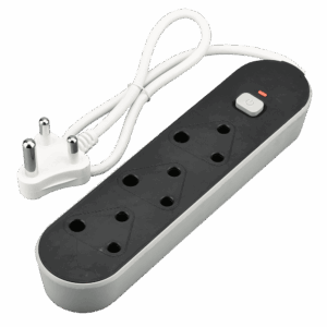 Target 3-Way Multiplug Adapter – Black, 3 x 16A RSA 3-Pin (Side-by-Side Configuration)