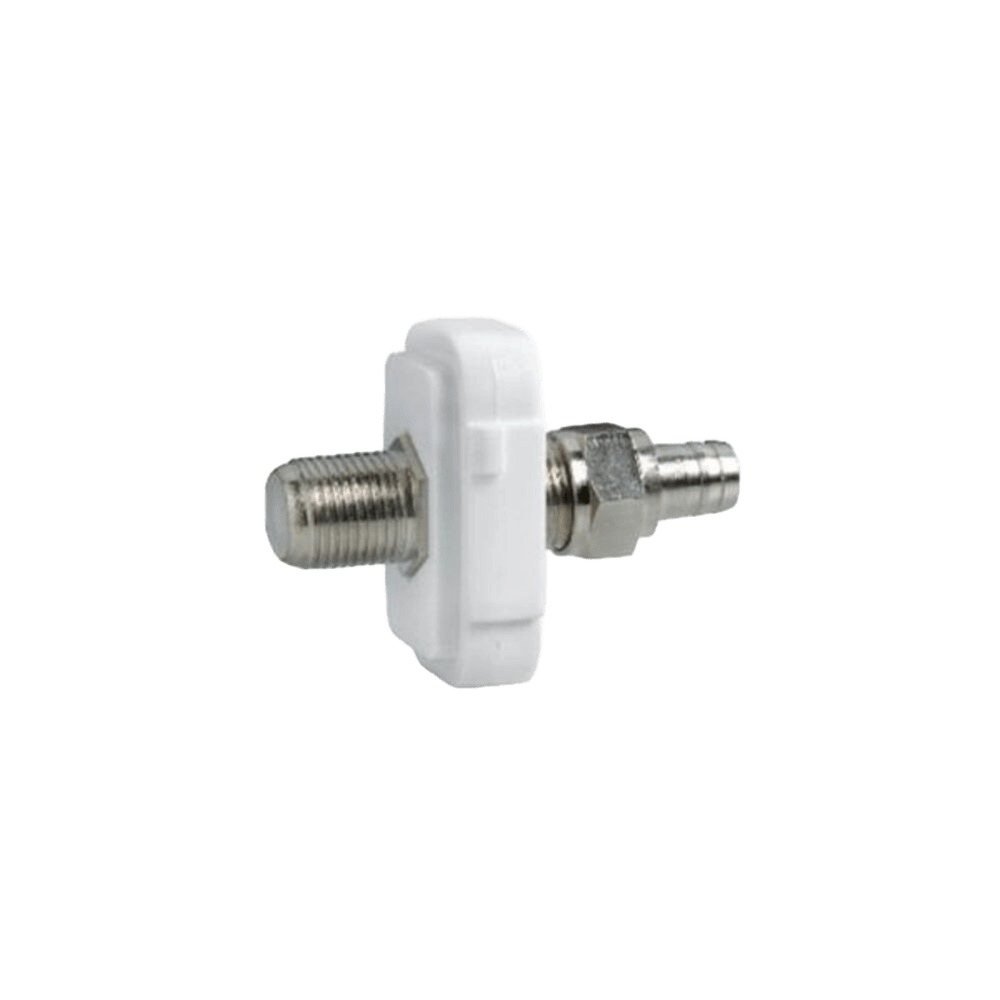 CBI white DSTV connector module for satellite television installations