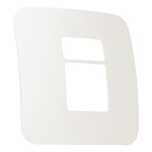 Veti 1 – Two Module Cover Plate (1 Double, 1 Single)