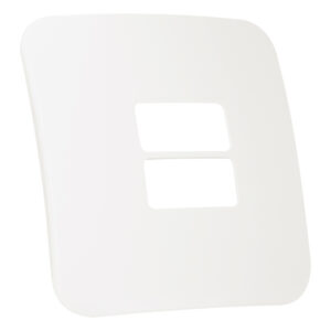 Veti 1 - Two Single Module Horizontal Cover Plate