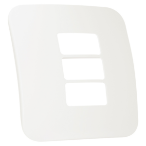 Veti 1 - Three Single Module Horizontal Cover Plate