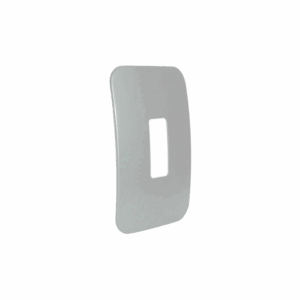 Veti 1 Module Vertical Cover 4X2 Silver/Black