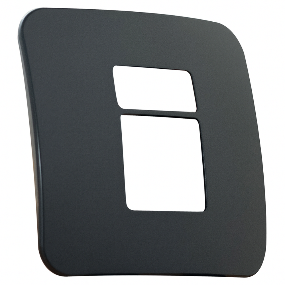 Veti 1- Two Module Cover Plate (1 Double, 1 Single)