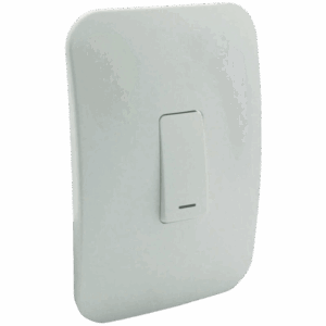 Veti 1 – 1 Lever Bell Press Switch White