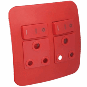 Veti 1 – Double Dedicated 16A RSA SSO Red