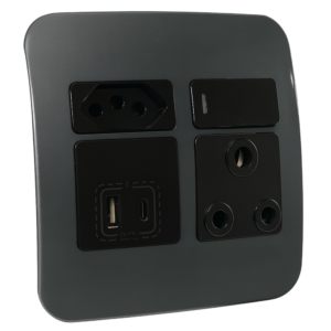 Veti 1 Combo Socket – Black/Gunmetal