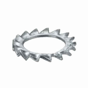 Serrated Washer – M8 Galvanised Steel